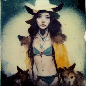 conduit_polaroid_photo_of_bikini_cowboy_girl_surrounded_by_wolv_4335d330-648a-42cf-8980-e6a1af2d8bb9