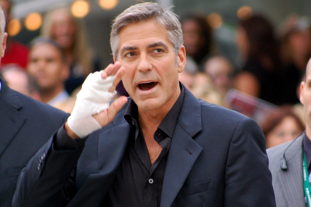 George Clooney - TIFF 09' by csztova sad clooney photo