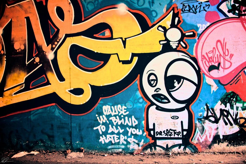 Cause I'm Blind To All You Hater'$ by Peter Ras hater photo